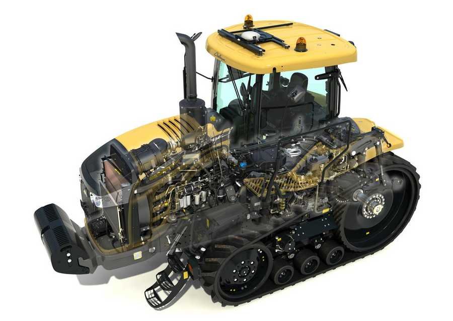 AGCO Challenger tractor cutaway A4 Photo Print
