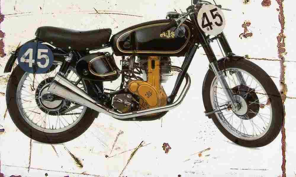 AJS 7R 1948 Aged Vintage A4 Photo Print
