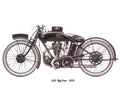 AJS BigPort 1923 motorbike A4 Photo Print