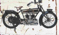 AJS Model D 1915 Aged Vintage A4 Photo Print