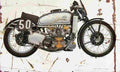 AJS Supercharged Vfour 1939 Aged Vintage A4 Photo Print