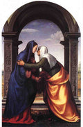 ALBERTINELLI Mariotto Visitation Art A4 Photo Print