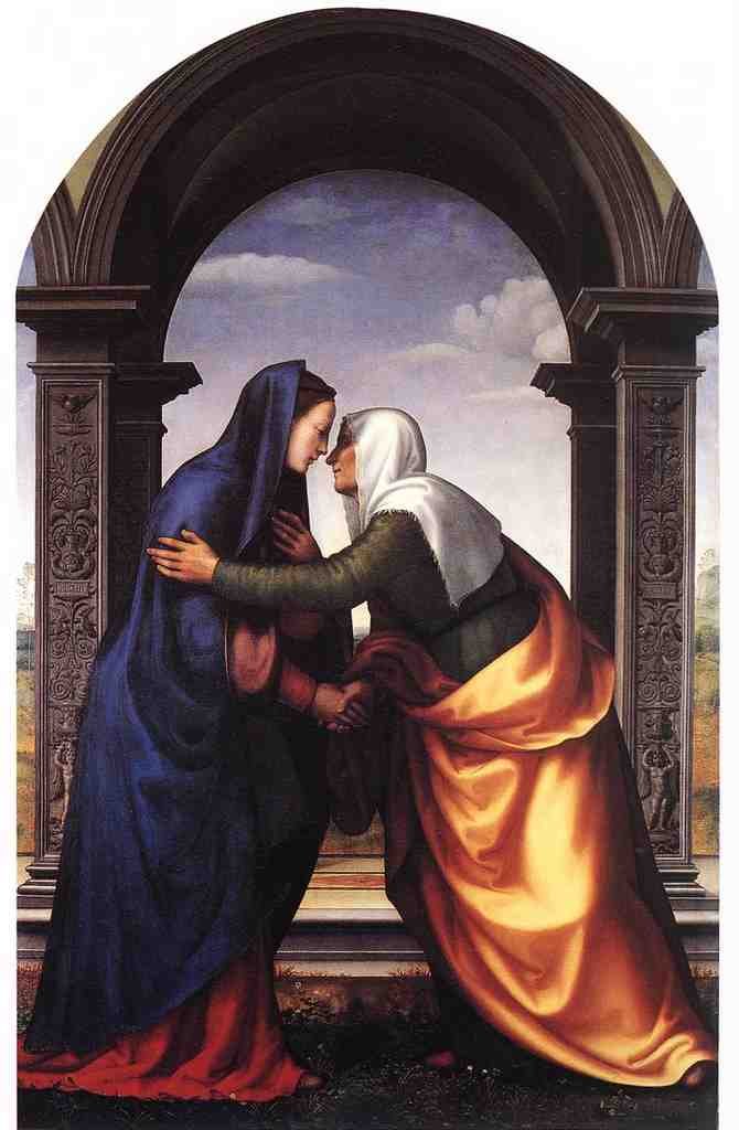 ALBERTINELLI Mariotto Visitation Art A4 Photo Print