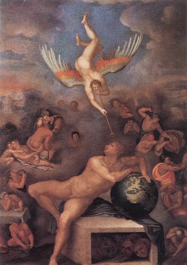 ALLORI Alessandro Allegory Of Human Life Art A4 Photo Print UK