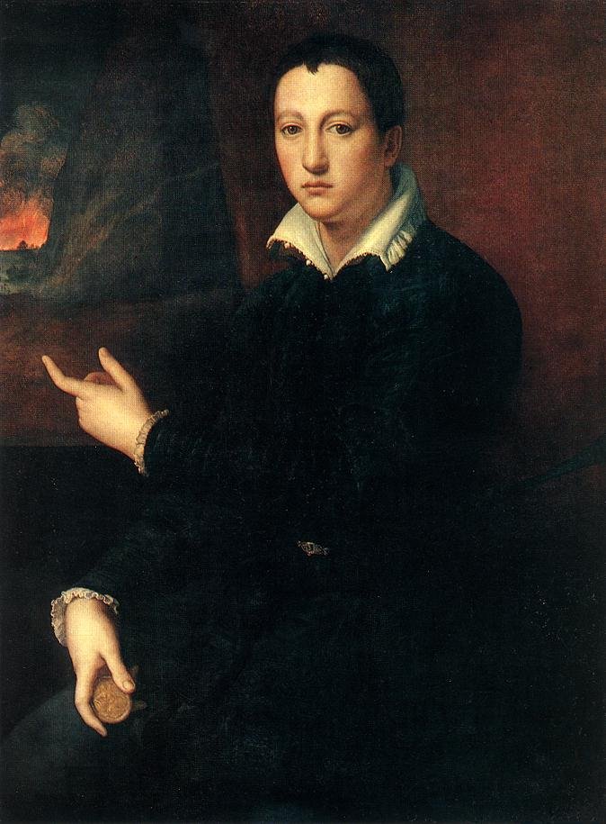 ALLORI Alessandro Portrait Of A Young Man Art A4 Photo Print UK