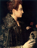 ANGUISSOLA Sofonisba Profile Portrait Of A Young Woman Art A4 Photo Print