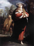 ANSALDO G Andrea The Flight Into Egypt Art A4 Photo Print