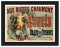 AP FRAME 2123K jouets child on rocking horse jules cheret 1 Advert A4 Photo Print