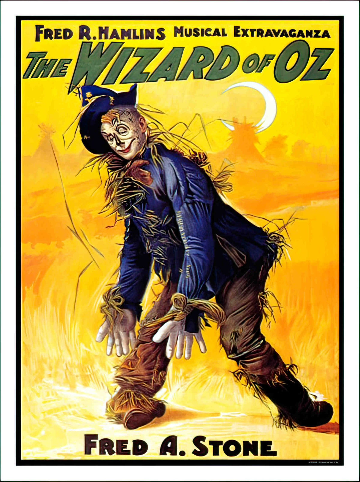 AP008 wizard of oz theatre poster 1 Advert A4 Photo Print