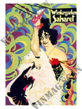 AP1115 wintergarten saharet ernst neumann vaudeville poster 1903  2 Advert A4 Photo Print