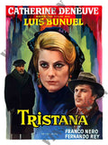 AP112 tristana catherine deneuve luis bunuel movie poster 2 Advert A4 Photo Print