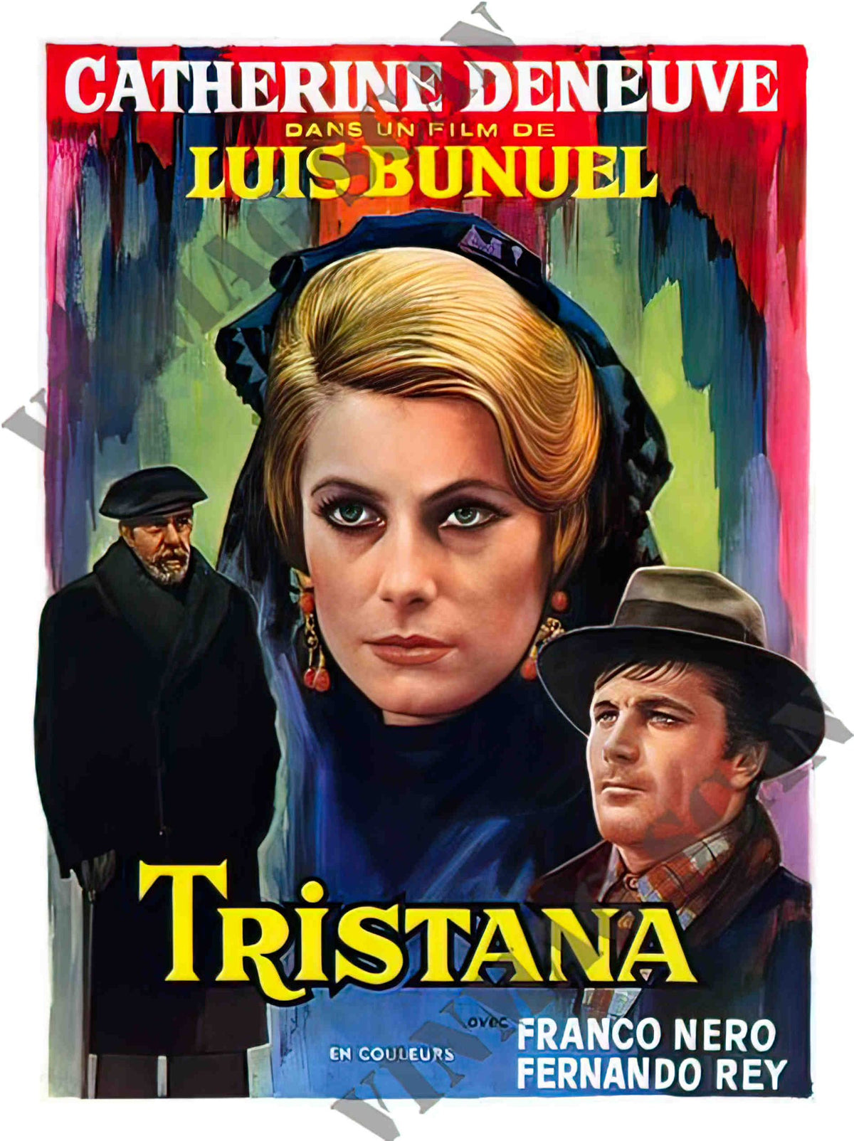 AP112 tristana catherine deneuve luis bunuel movie poster 2 Advert A4 Photo Print