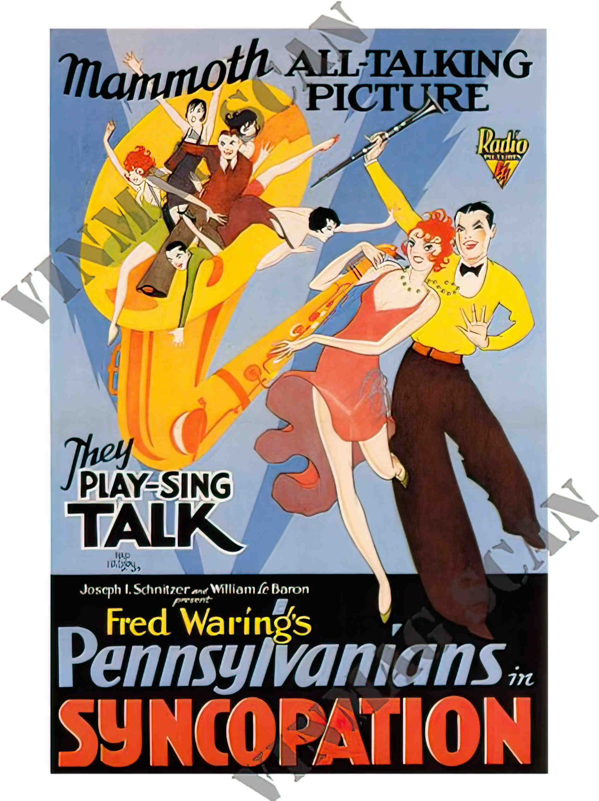 AP1219 syncopation jazz movie postert 1920s 2 Advert A4 Photo Print