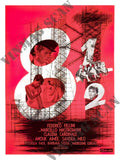 AP1310 eight 8 and a half federico fellini movie poster 2 Advert A4 Photo Print