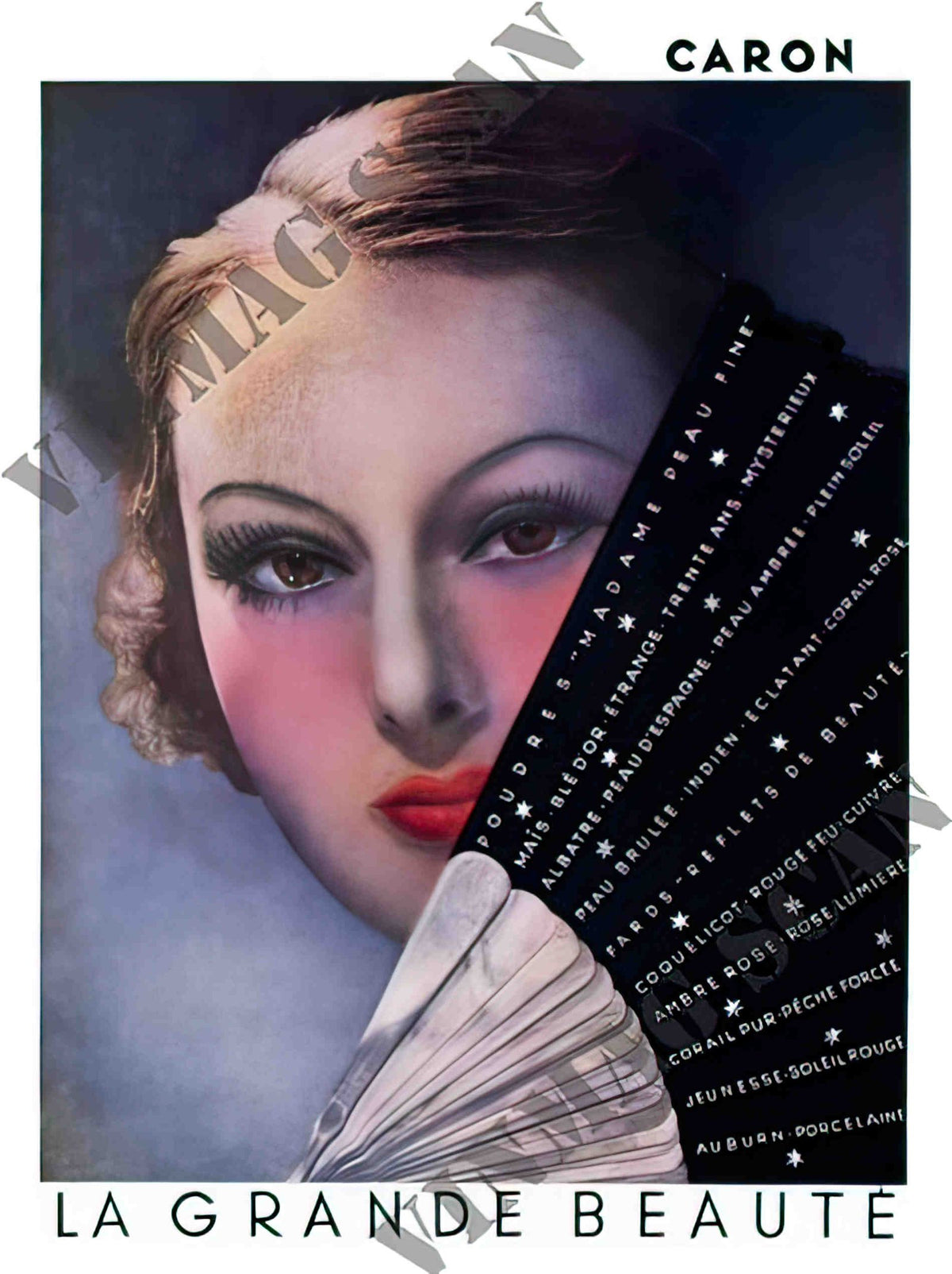 AP1381 caron la grande beaute art deco perfume advert 1930s 2 Advert A4 Photo Print