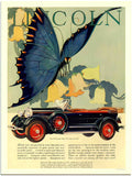 AP2120 lincoln art deco car advert 2 Advert A4 Photo Print