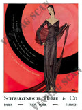 AP2136 art deco fashion advert 2 Advert A4 Photo Print