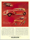 AP2197 auburn art deco car advert 2 Advert A4 Photo Print