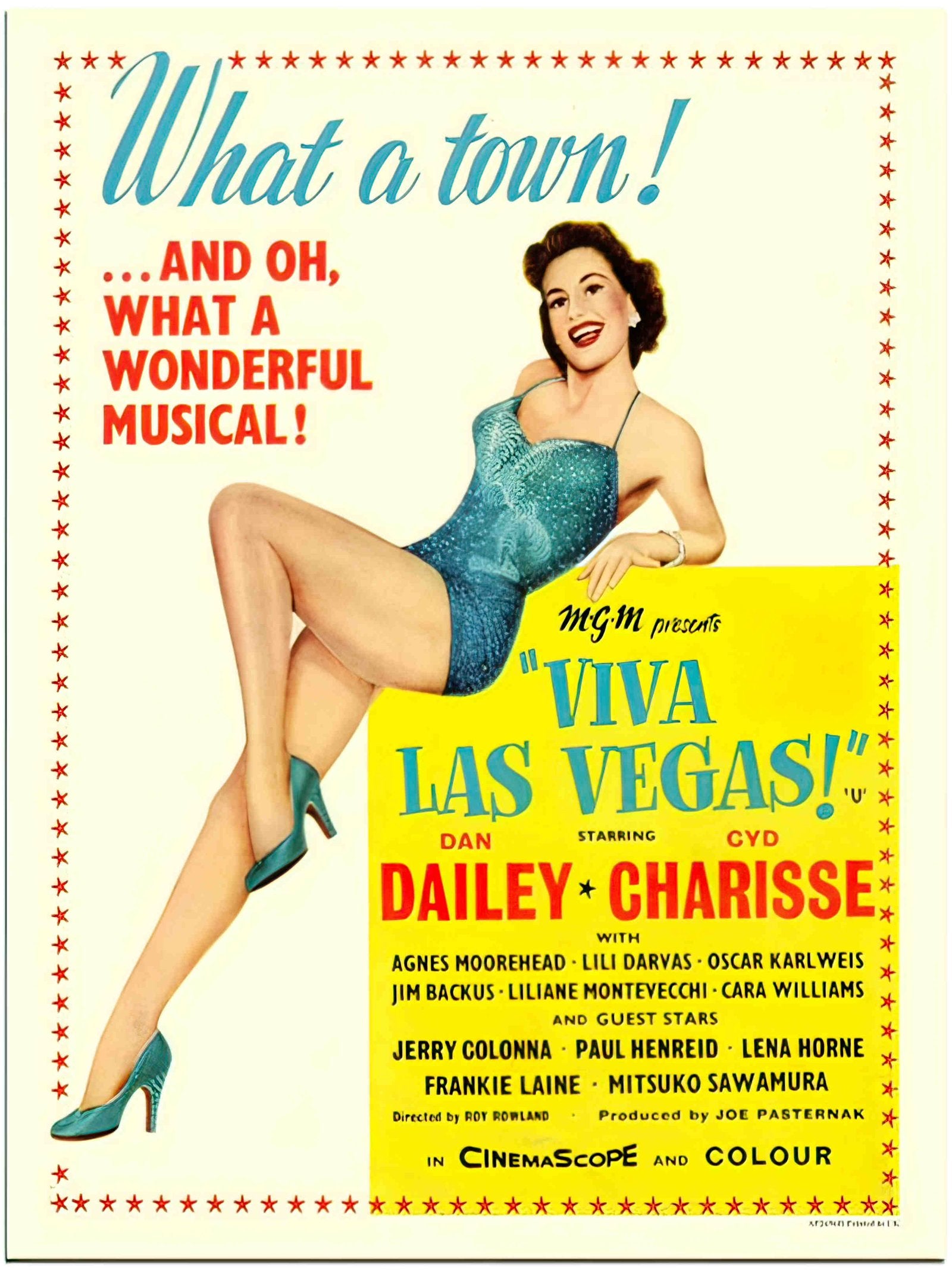 AP2696H viva las vegas 2 Advert A4 Photo Print