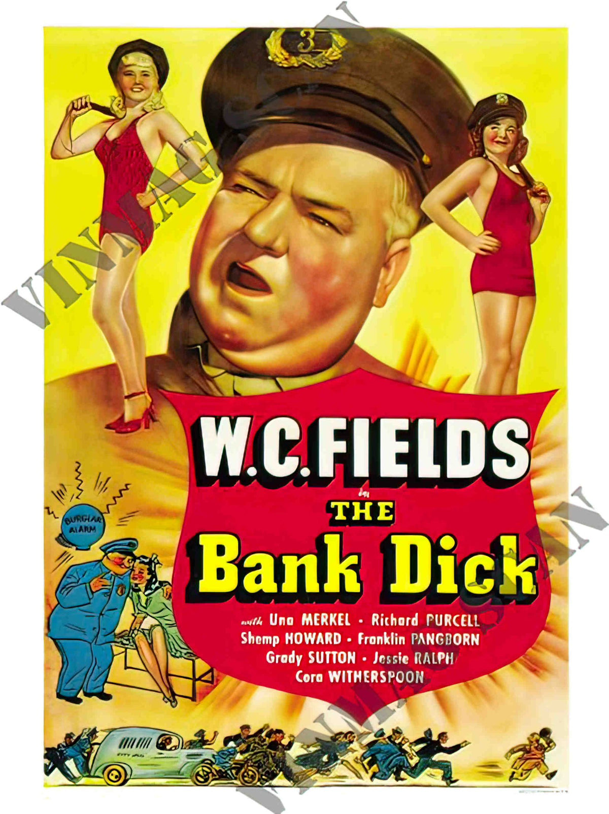 AP2711 w c fields bank dick 2 Advert A4 Photo Print