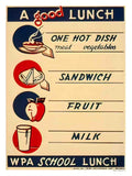 AP307E a good lunch 1 Advert A4 Photo Print
