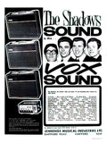 AP633K vox amplifiers shadows 1 Advert A4 Photo Print