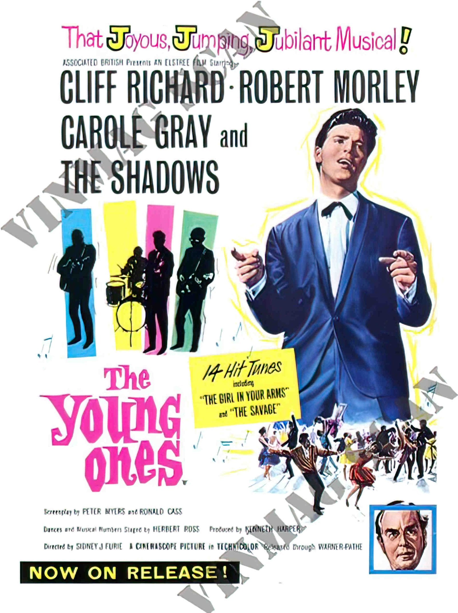 AP842 young ones cliff richard movie poster 2 Advert A4 Photo Print