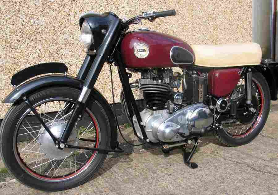 ARIEL VH 500 Red Hunter 10246 3 Car A4 Photo Print