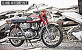 AS1 static 049001 motorbike A4 Photo Print