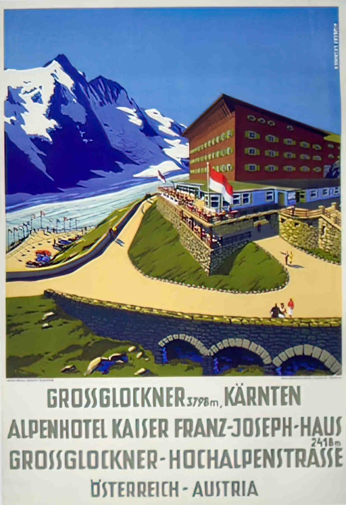 AUSTRIA Advert A4 Photo Print