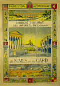 AUTOUR DE NIMES Advert A4 Photo Print