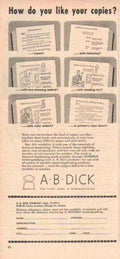 Ab Dick Copies Vintage Retro Advert Ads A4 Photo Print