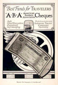 Aba Cheques Nyc Vintage Retro Advert Ads A4 Photo Print