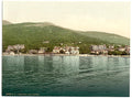 Abbazia from the sea Istria Vintage A4 Photo Print