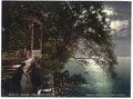 Abbazia moonlight Istria Vintage A4 Photo Print
