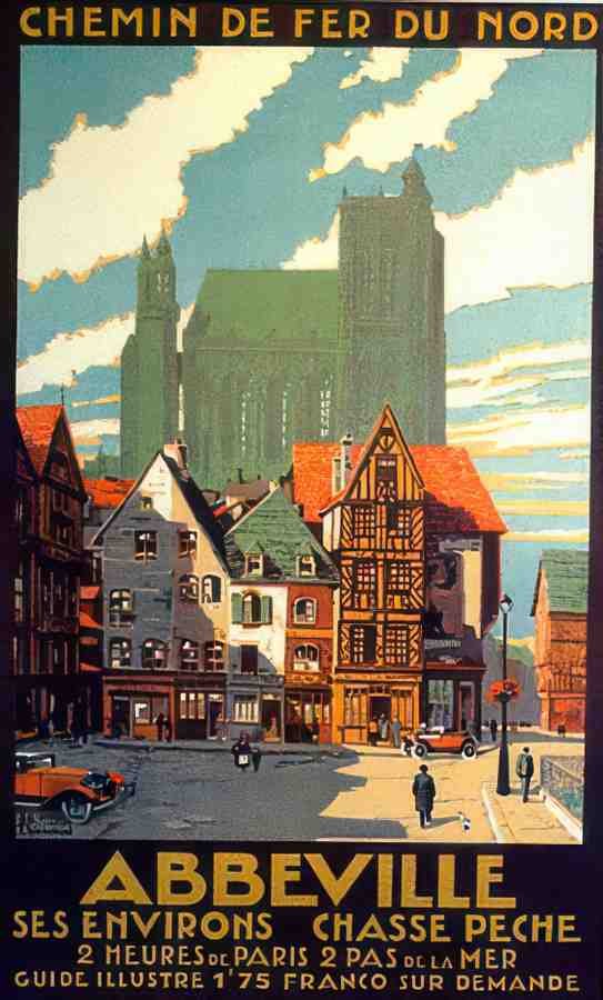 Abbeville Vintage Advert A4 Photo Print