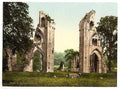 Abbey Glastonbury Vintage A4 Photo Print