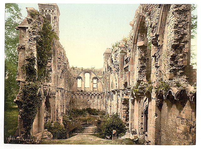 Abbey St Josephs Chapel Glastonbury Vintage A4 Photo Print