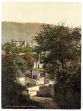 Abbey and village Tintern Vintage A4 Photo Print
