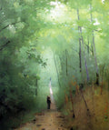 Abbott Handerson Thayer Photo landscape at fontainebleau forest 1876 A4 Photo Print