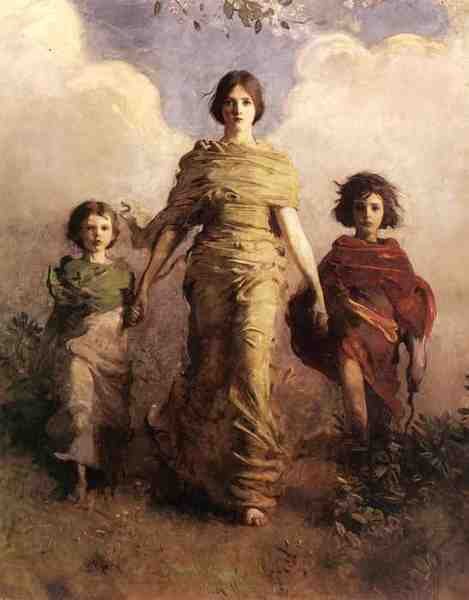 Abbott Handerson Thayer Thayer The Virgin A4 Photo Print
