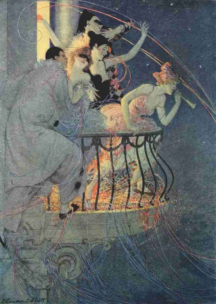Abbott Plaisted Scribners 59 1916 In Carnival in Carnival A4 Photo Print