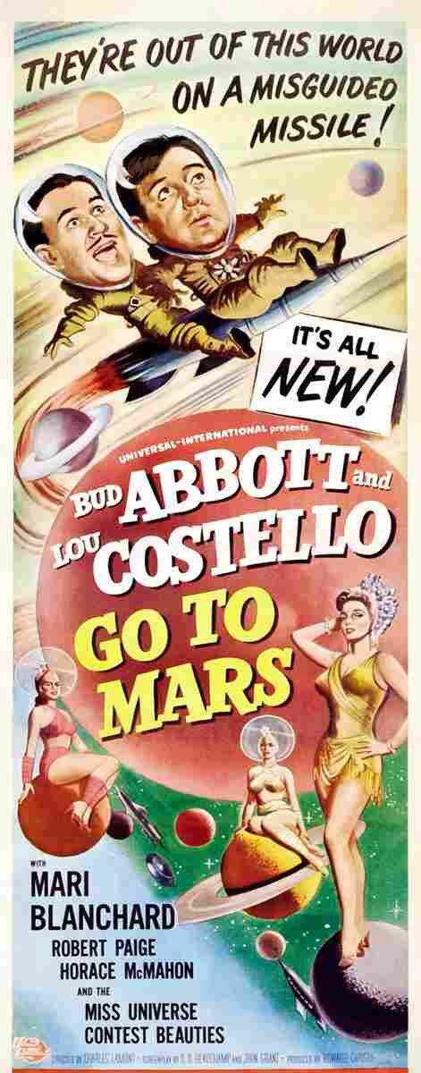 Abbott and Costello Go to Mars 04 film star poster A4 Photo Print
