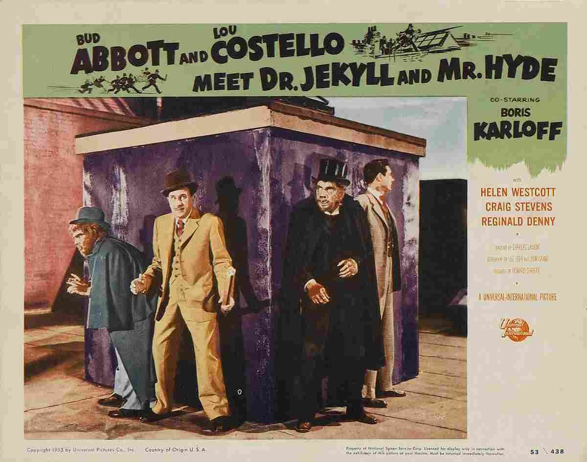 Abbott and Costello Meet Dr Jekyll and Mr Hyde 02 film star poster A4 Photo Print