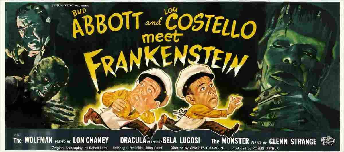 Abbott and Costello Meet Frankenstein 03 film star poster A4 Photo Print