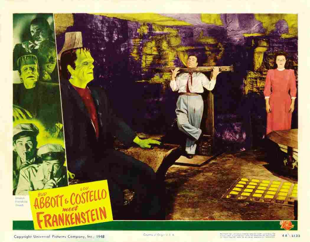 Abbott and Costello Meet Frankenstein 10 film star poster A4 Photo Print