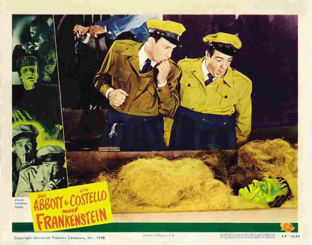 Abbott and Costello Meet Frankenstein 12 film star poster A4 Photo Print