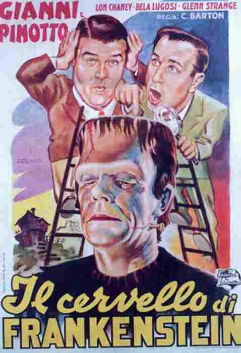 Abbott and Costello Meet Frankenstein 17 film star poster A4 Photo Print
