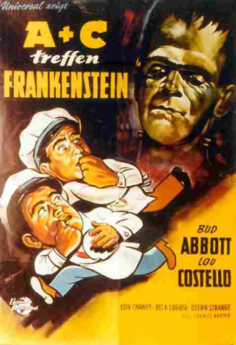 Abbott and Costello Meet Frankenstein 19 film star poster A4 Photo Print