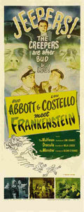 Abbott and Costello Meet Frankenstein 24 film star poster A4 Photo Print